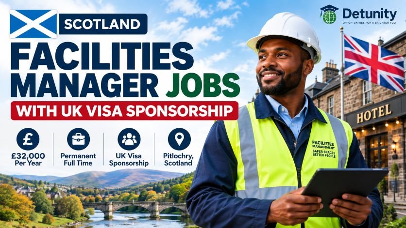 Facilities Manager job in Scotland with UK visa sponsorship